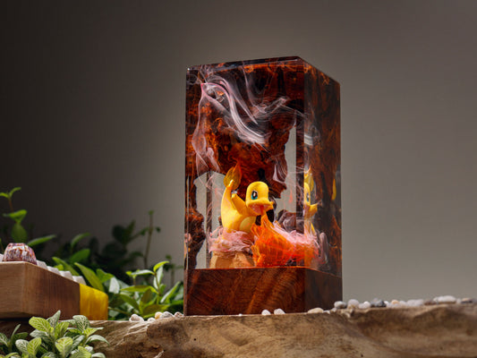 Baby Charizard Resin Lamp