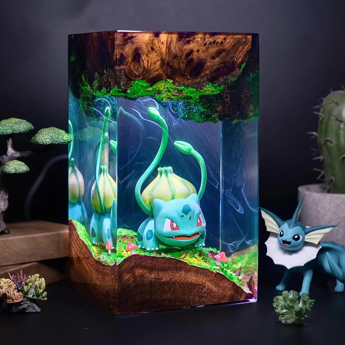Baby Bulbasaur Resin Lamp
