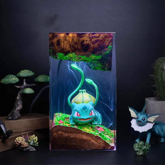 Baby Bulbasaur Resin Lamp